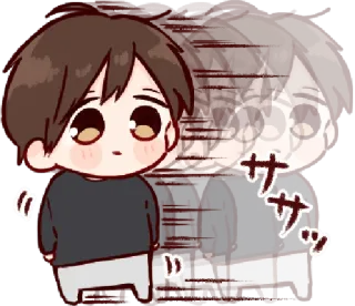 🥺 d5200e5e ササ 애니메이션, 만화, 카툰, 일본, 애니, SD캐릭터, 귀여운 telegram sticker