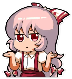 😐 91672d2c Anime, Chica, Confundida, Linda, Preguntando, Chibi, Fanart telegram sticker