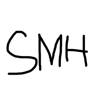 😡 6d35c2bc SMH smh, ekspresi, bahasa gaul internet, bahasa gaul whatsapp sticker