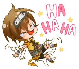 😂 5d5494d8 HA HA HA Q版, 动漫, 笑声, 搞笑, 漫画, 快乐, 漫画, 喜悦 telegram sticker