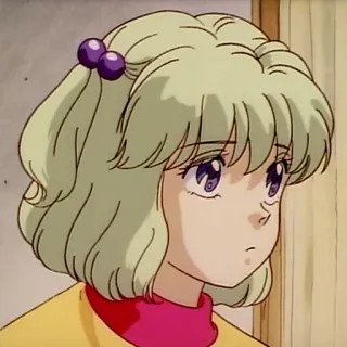 🌦 82915cc8 animé, fille, mignon, dessin animé, portrait telegram sticker