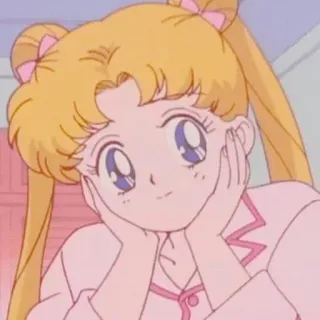 🍯 a5b30047 Sailor Moon Anime, Dessin animé, Mignon, Fille, Sailor Moon telegram sticker