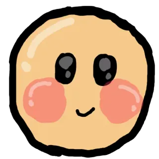 ☺️ bbe3d404 Emoji, Smiley, Kartun, Lucu, Sederhana, Bulat, Wajah telegram sticker