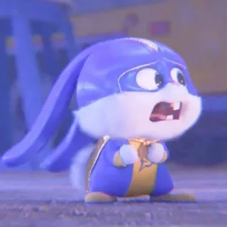 🐰 1cb7cf51 Snowball The Secret Life of Pets bunny, rabbit, pet, animal, character, cartoon telegram sticker