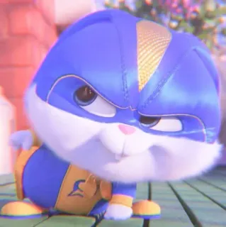 🐰 bcd69cbd Snowball The Secret Life of Pets cartoon, bunny, rabbit, cute, animal, pet, character telegram sticker