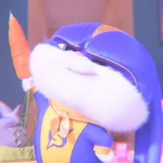 🐰 f1d3071b Snowball The Secret Life of Pets bunny, rabbit, cartoon, animal, pet, carrot telegram sticker