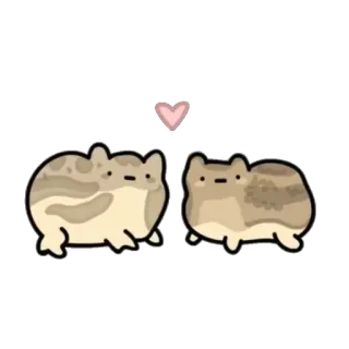 💓 1b4c53d8 animal, rã, coração, amor, fofo, desenho animado telegram sticker