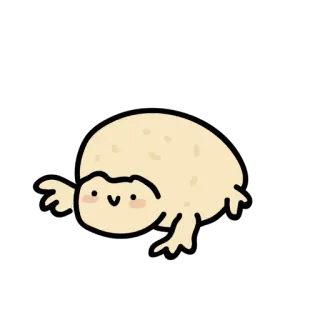 🙂 c1d2faa4 fofo, animal, blob, desenho telegram sticker