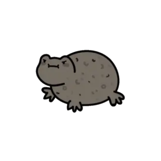 😠 fa1db435 rã, sapo, desenho animado, animal, anfíbio, fofo telegram sticker