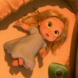 🌻 99bab11c Rapunzel Tangled 婴儿, 迪士尼, 公主, 动画, 卡通 telegram sticker