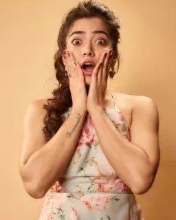 😱 0beae035 여자, 인물사진, 충격, 놀람, 아름다운, 얼굴 telegram sticker