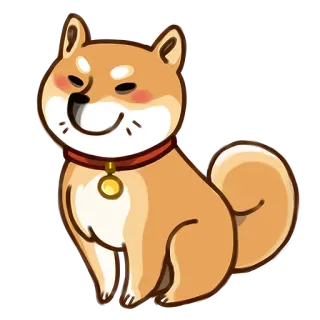 😊 1af712fe 犬, 柴犬, かわいい, 動物, ステッカー, ペット whatsapp sticker