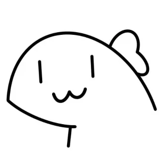 😌 1e1a6fb8 만화, 귀여운, 그림, 심플, 캐릭터, 미니멀 telegram sticker