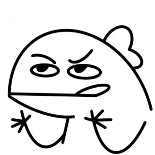 🤪 9a9ee1c0 만화, 화난, 그림, 캐릭터, 웃긴 telegram sticker