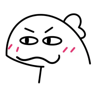 🥰 dcf05132 만화, 캐릭터, 일러스트, 블롭, 선화, 귀여운, 단순한, 웃긴 telegram sticker