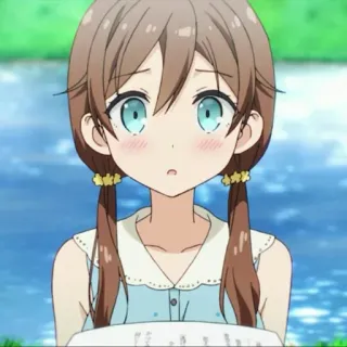 🐰 4f9d2eac Аниме, Девушка, Персонаж, Милый, Мультфильм, Иллюстрация telegram sticker