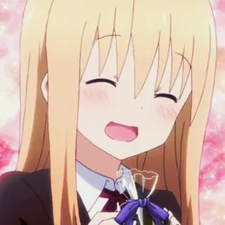 🐰 a8cd573a Аниме, Милый, Девушка, Улыбка, Счастливый, Манга telegram sticker