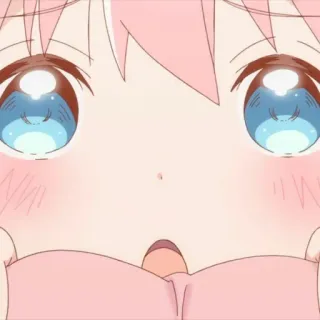 🐰 da524e59 Аниме, Милый, Каваий, Мультфильм, Розовый telegram sticker