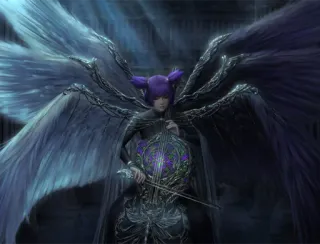 ❤️ 2089c593 Engel, Flügel, Fantasy, Musik, Cello, Frau, Kunst, Digitale Kunst telegram sticker