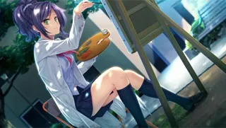 Cute Lena telegram stickers