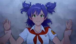 Cute Lena telegram stickers