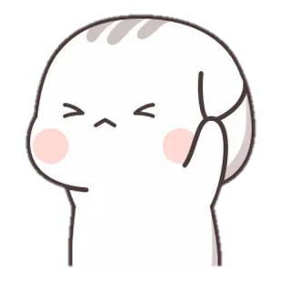 😣 8c51ff14 การ์ตูน, ตัวละคร, ท่าทางไม่เหมาะสม, ชูนิ้วกลาง, นิ้วกลาง whatsapp sticker