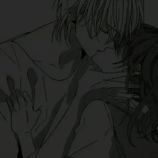 🚪 2d8a0c6f Anime, Pocałunek, Romans, Miłość, Para, Manga telegram sticker