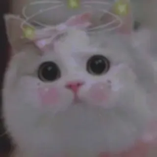 💗 510537d2 chat, mignon, kawaii, doux, animal, animal de compagnie telegram sticker