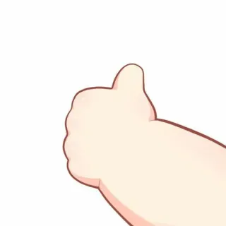 👍 b7c85640 Polegar para cima, Gesto, Mão, Positivo, Aprovação, Ok telegram sticker