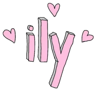 💖 5d103a89 ily amore, cuori, ti amo, carino, rosa telegram sticker