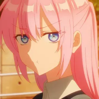 🌷 2cf344db animé, cheveux roses, fille, dessin animé, mignon, manga telegram sticker