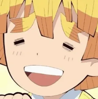 🧡 288361ab Zenitsu Agatsuma Demon Slayer Anime, Demon Slayer, Zenitsu, Divertente, Cartone animato, Manga telegram sticker