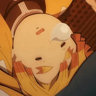 🧡 c6899f66 Zenitsu Agatsuma Demon Slayer Anime, Demon Slayer, Zenitsu, Cartone animato, Personaggio telegram sticker