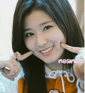 🐹 84ba63dd masimaio 여자, 미소, 행복, 귀여운, 사람, 인물 telegram sticker