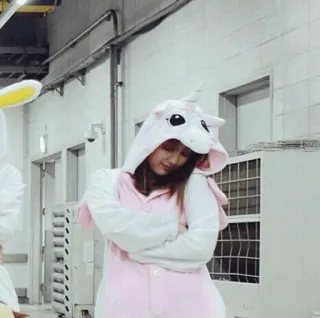 🦄 a616f52f 유니콘, 원지, 코스튬, 핑크, 귀여운, 동물, 코스프레 telegram sticker