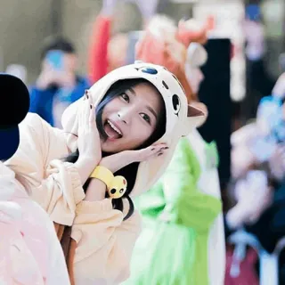 Cute Twice by #MinMin telegram stickers