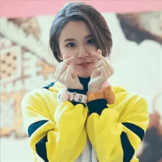 🐯 c94d3096 여자, 초상화, 사람, 제스처, 한국, 아시아 telegram sticker