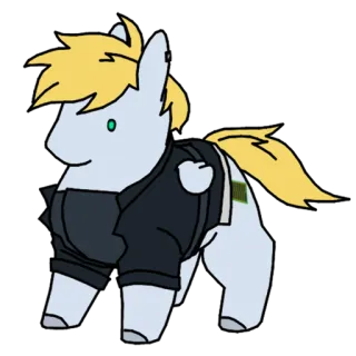 🥔 4036baa3 小马, 卡通, 动物, 贴纸 telegram sticker