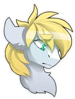 😔 6686c682 小马, 动漫, 贴纸, 卡通, 动物 telegram sticker