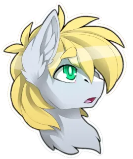 😮 76eb57fc 小马, 卡通, 贴纸, 可爱, 动物, 我的小马驹 telegram sticker