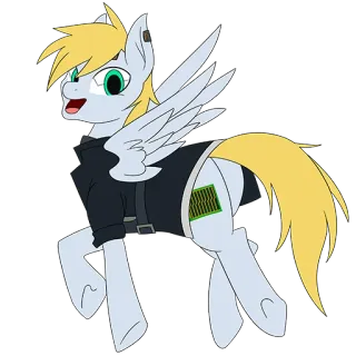 🕺 7716c3d8 小马, 卡通, 动物, 角色, 飞马 telegram sticker