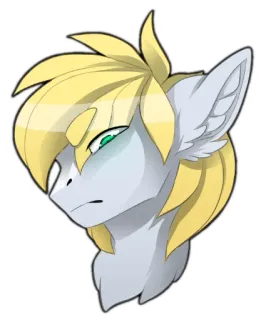 😑 ac483575 小马, 卡通, 动物, 毛茸茸, 艺术, 绘画 telegram sticker