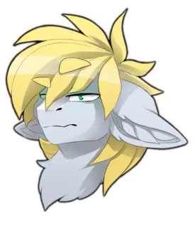 😠 b815f24d 动漫风格, 数字艺术, 肖像, 面部表情 telegram sticker