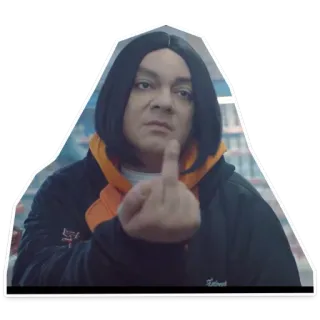 😍 7d2af555 中指, 粗鲁, 侮辱, 冒犯, 手势, 愤怒 telegram sticker