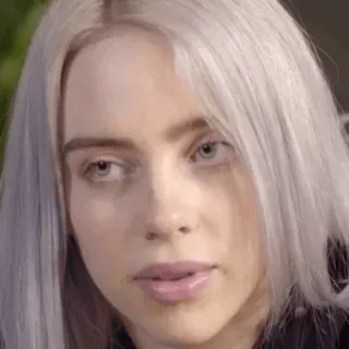 🕷 29d57f70 Billie Eilish célébrité, chanteuse, femme, personne, portrait telegram sticker