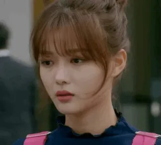 😔 3c4fb0f9 ผู้หญิง, ภาพเหมือน, คน, เอเชีย, เกาหลี, ใบหน้า telegram sticker