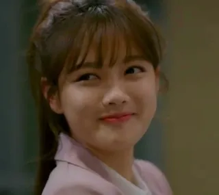 😅 edc6b53a ผู้หญิง, คน, ภาพเหมือน, ยิ้ม, สีหน้า telegram sticker