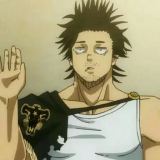 🗡 0bd3d782 Yami Sukehiro Black Clover Anime, Manga, Black Clover, Yami Sukehiro whatsapp sticker