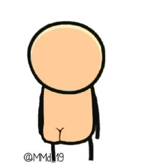 🚶 a379a175 @MMd_19 คนไม้ขีด, การ์ตูน, อวตาร telegram sticker