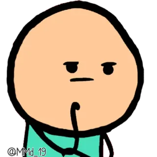 🤔 d11a2973 @MMd_19 Cyanide and Happiness, มนุษย์ก้าง, มีม, การ์ตูน, ตลก telegram sticker